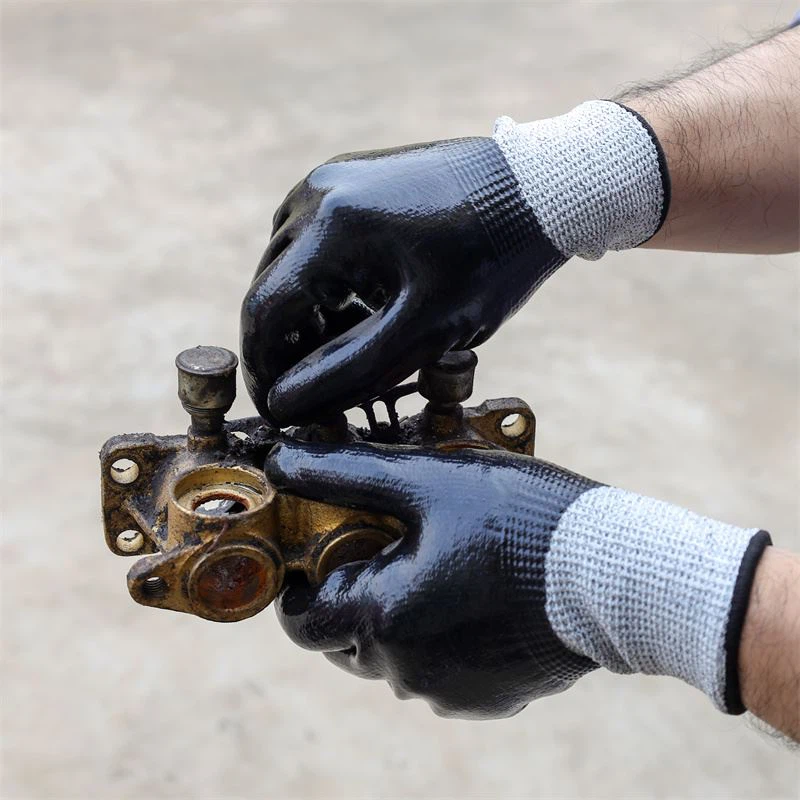 कट प्रतिरोधी कार्य दस्ताने